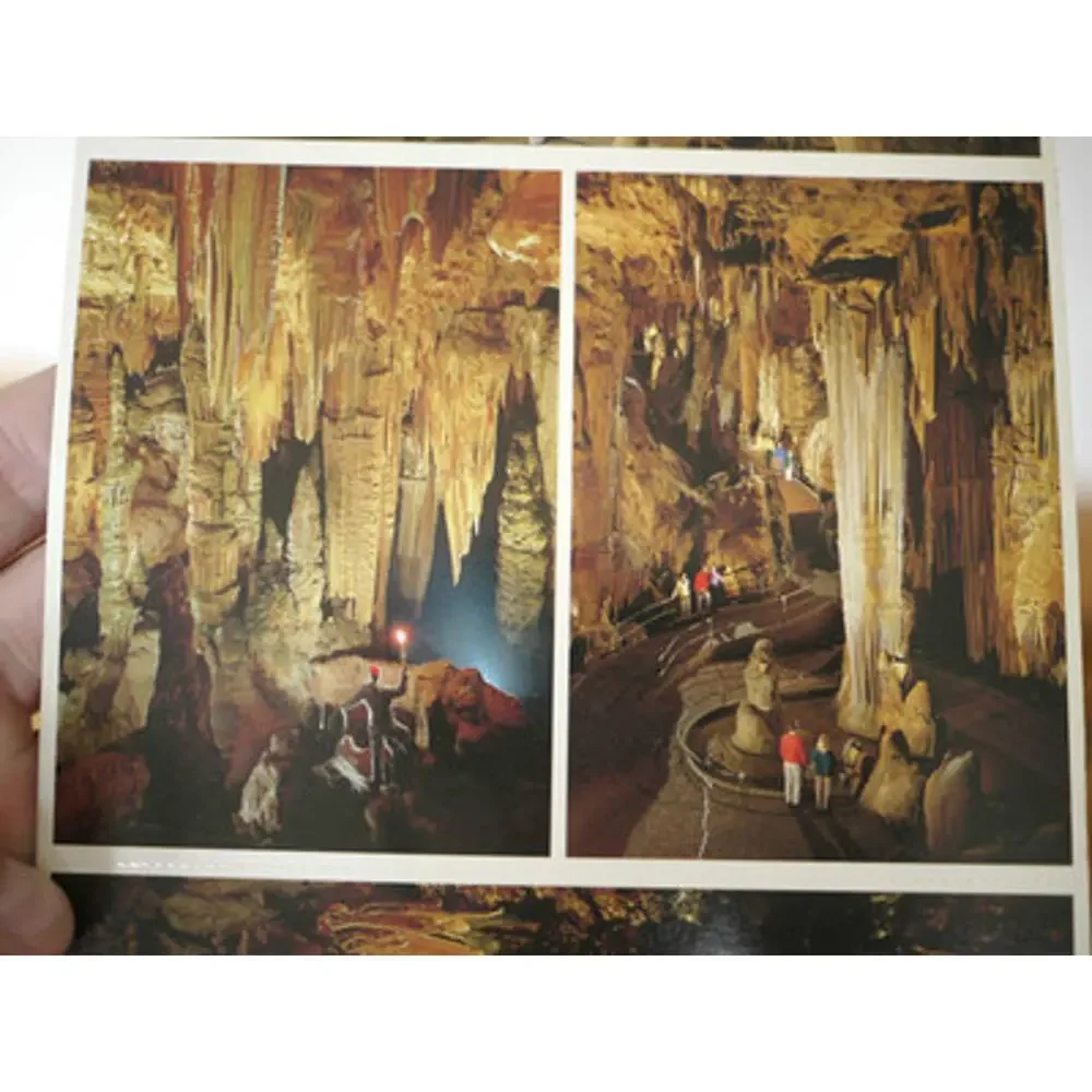 Vintage 80s Set of 6 Color Postcards LURAY CAVERNS VIRGINIA SHOW CAVES Uposted